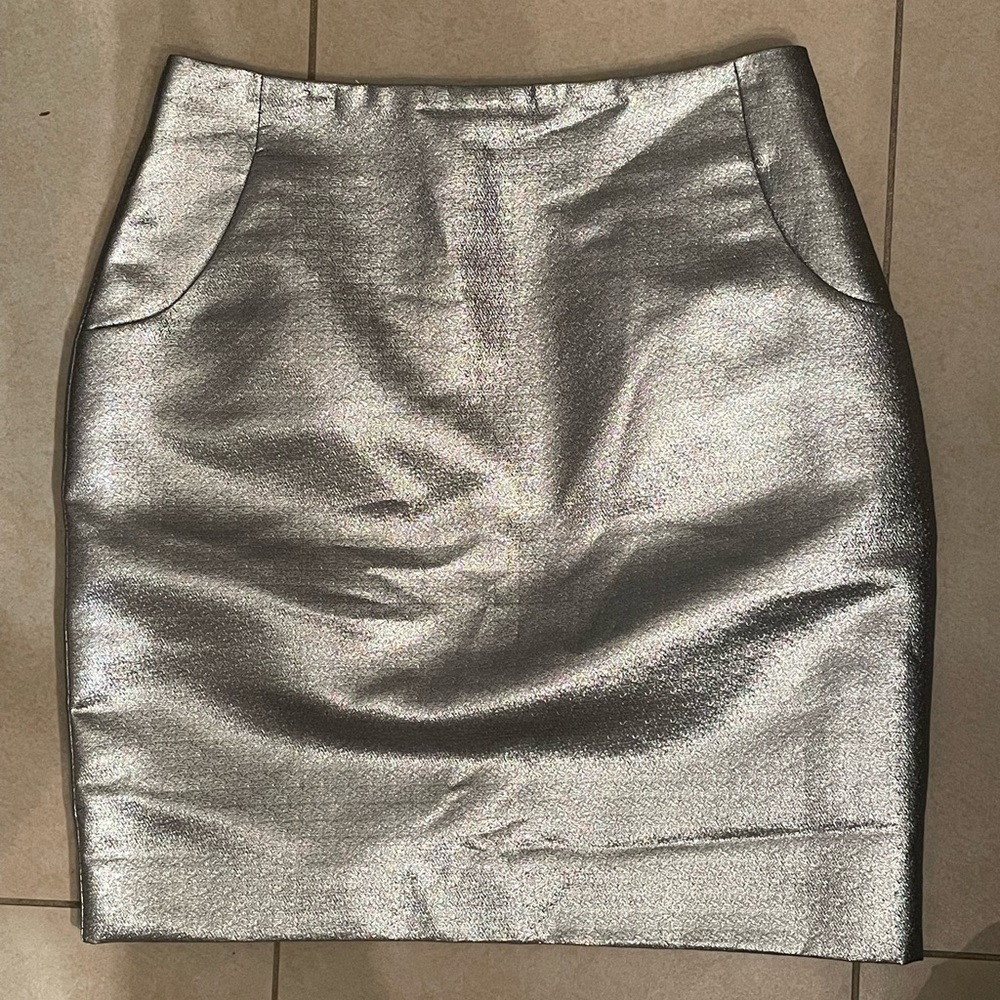 H&M Silver Skirt NYE